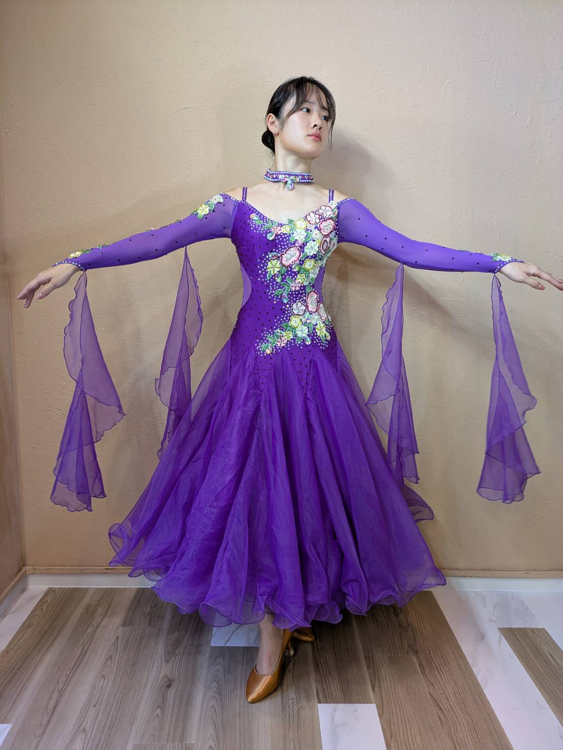 デモドレス(ZD2501) Sサイズ | 【公式】社交ダンスドレス専門店